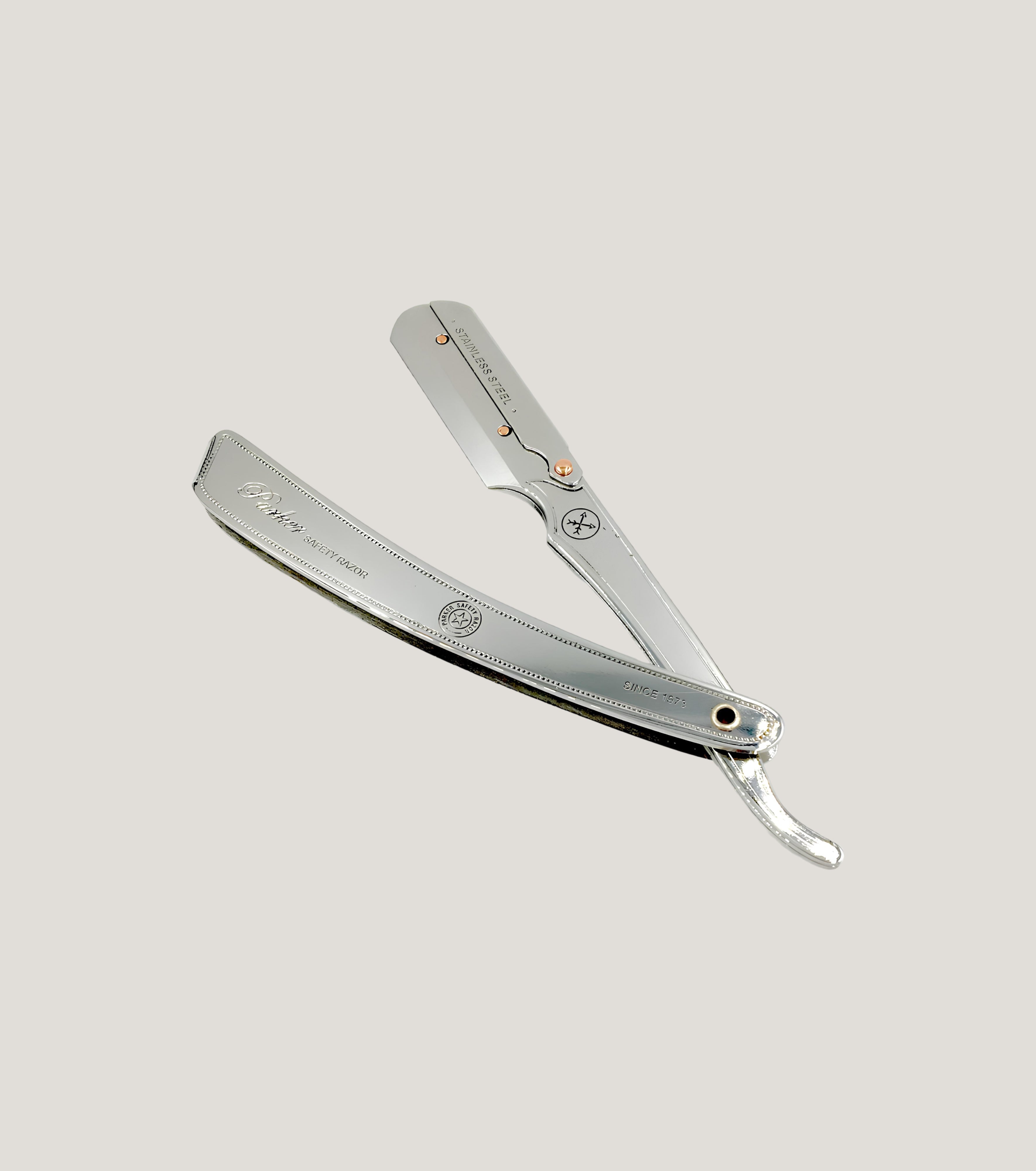 Parker SRX Heavy Duty Stainless Steel Barber Straight Razor